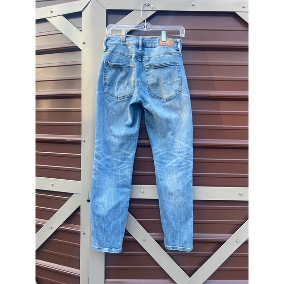 American Eagle Outfitters Womens Jeans Airflex+‎ Blue Wash Slim Fit Size 28x30 - Picture 2 of 4